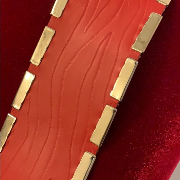 Unique Vintage Red Leather Belt size S-M - Picture 11 of 11